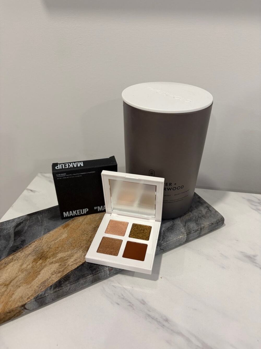 NEW Makeup by Mario Glam Quads Eyeshadow Quad in Bronzey Glam